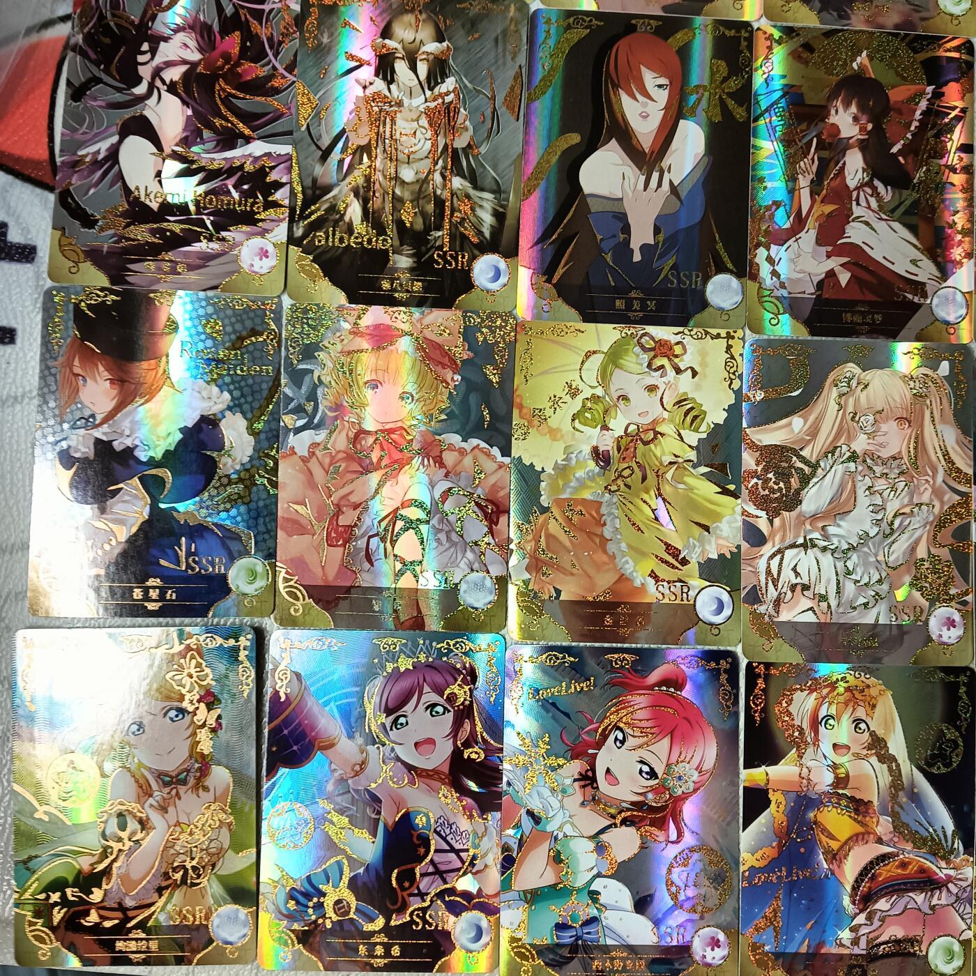花开卡拍第36期（8月31号周日截拍，品控勿拍!!!拍品不寄存，运费5元，自制卡难免瑕疵，可能存在轻微撞角爆边等出厂瑕疵，品控介意勿拍！）