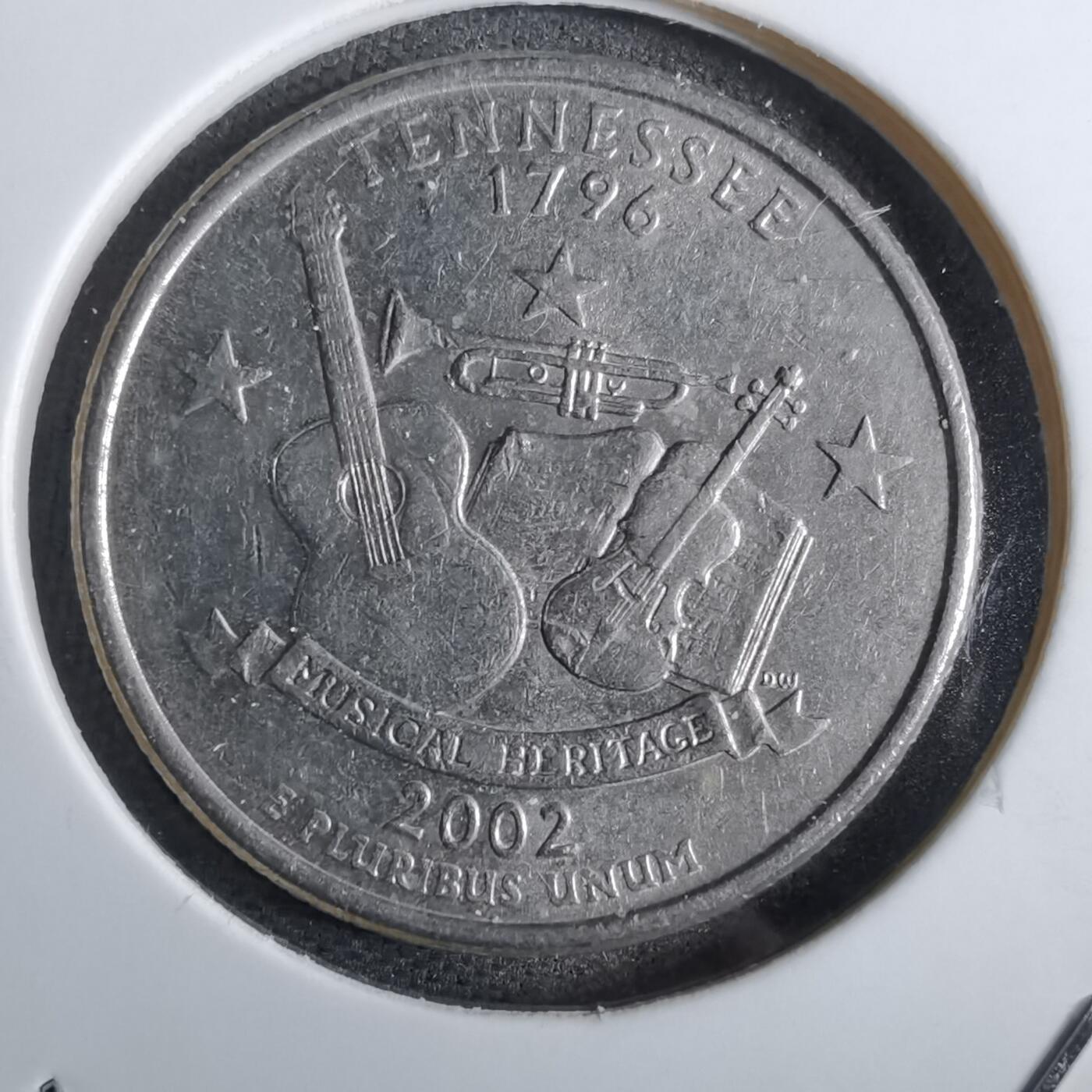 沼泽如烟--第826场 美国2002年25分纪念币