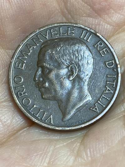 2025年第八十四场(总第一百一十场）外国好品散币(免佣金) 意大利王国1922年10分(维托里奥·埃马努埃莱三世时期)