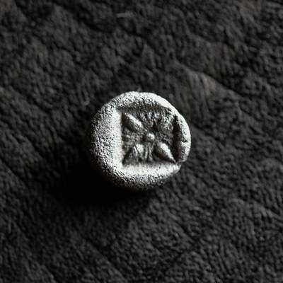 【良泉】【国庆精品场】10月2日晚19.30点开拍！ 222组，西方古代钱币、印章专场 - 公元前5世纪【古希腊】爱奥尼亚，米利都，咆哮狮子，两奥波银币，1.01克