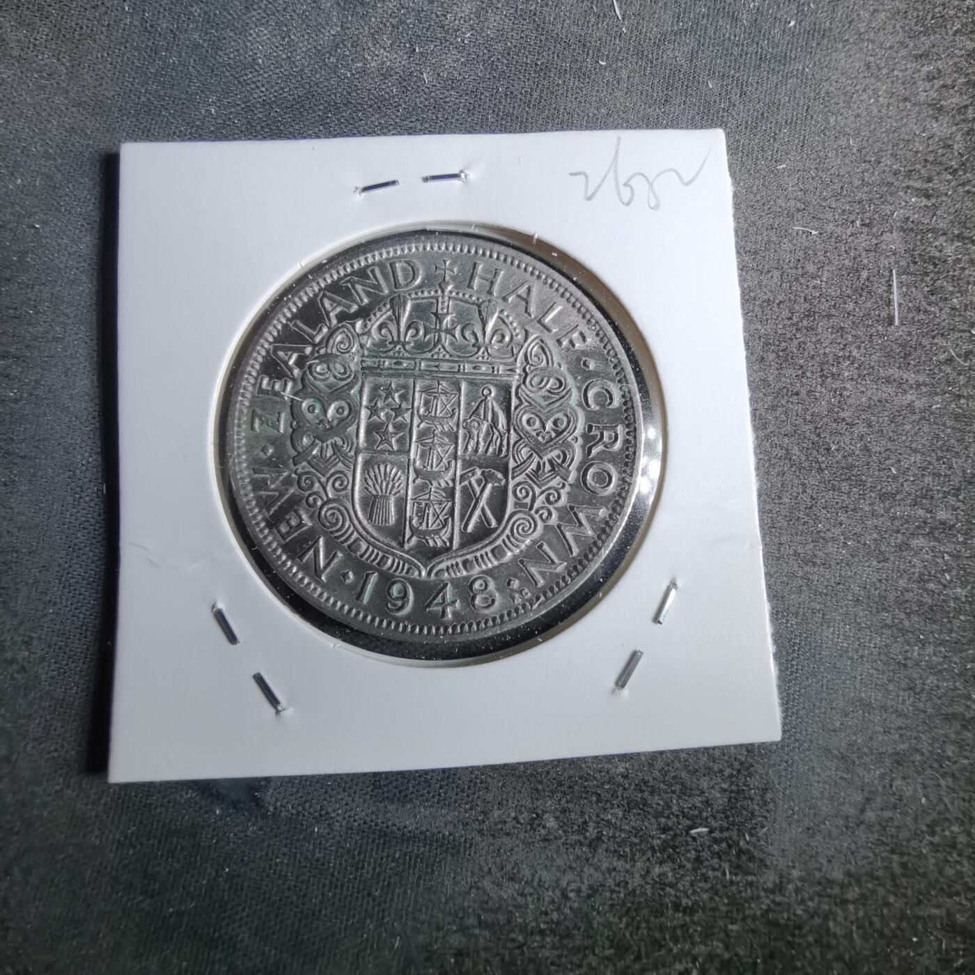 沼泽如烟--第826场 新西兰1948年半克朗