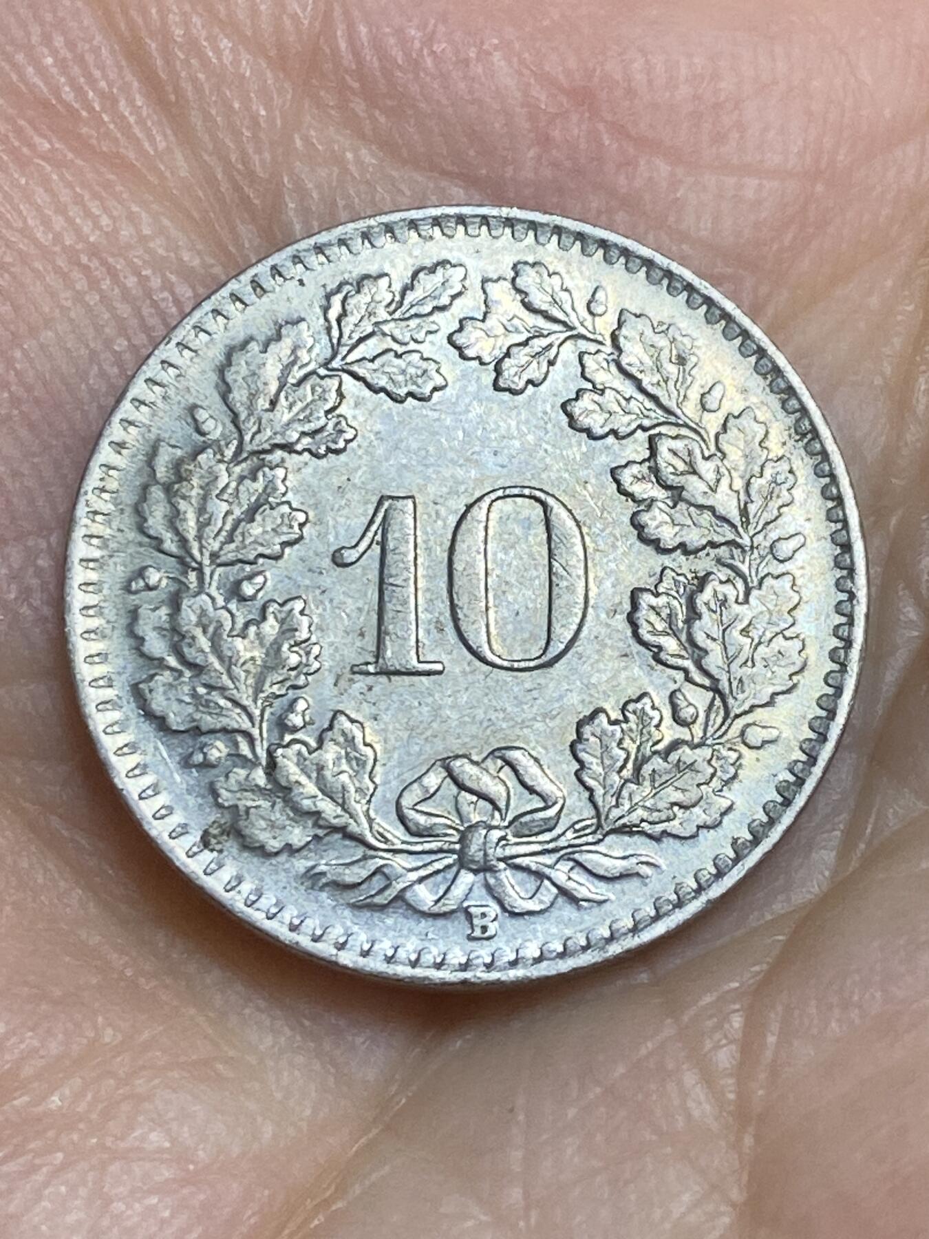 2025年第八十四场(总第一百一十场）外国好品散币(免佣金) 少见好品–瑞士🇨🇭1944年10分(B标，伯尔尼造)