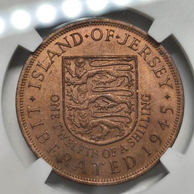 老蟹的宝藏🏴‍☠️ I - 英属泽西岛1954年1/12先令解放纪念