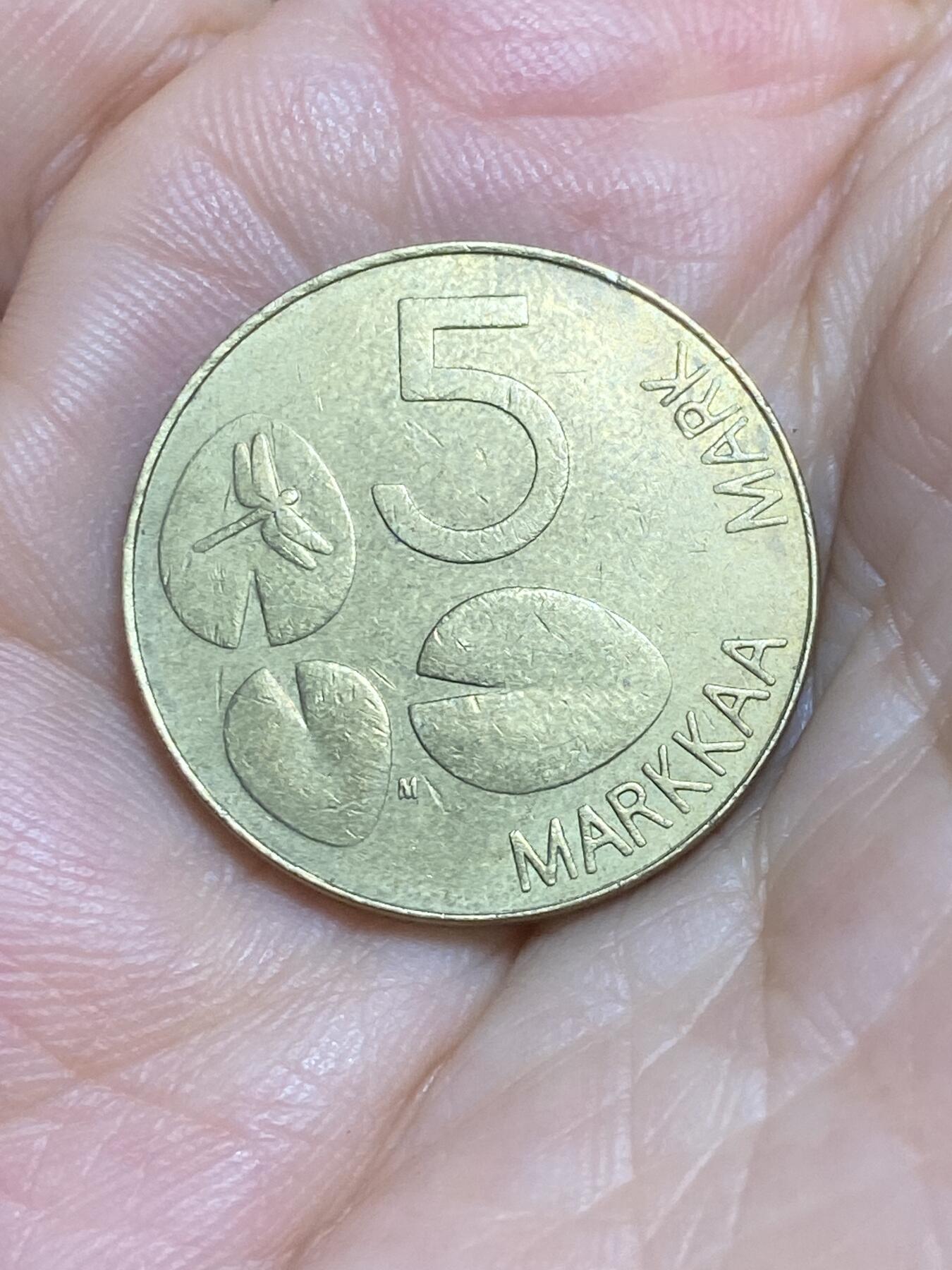 2025年第八十四场(总第一百一十场）外国好品散币(免佣金) 芬兰🇫🇮1994年5马克(M标)
