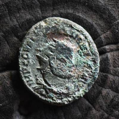 【良泉】【国庆精品场】10月2日晚19.30点开拍！ 222组，西方古代钱币、印章专场 - 【未清理】公元276-282年【古罗马】普罗布斯，背 Clementia Temp（和平与平静的时光）洗银币，3.42克