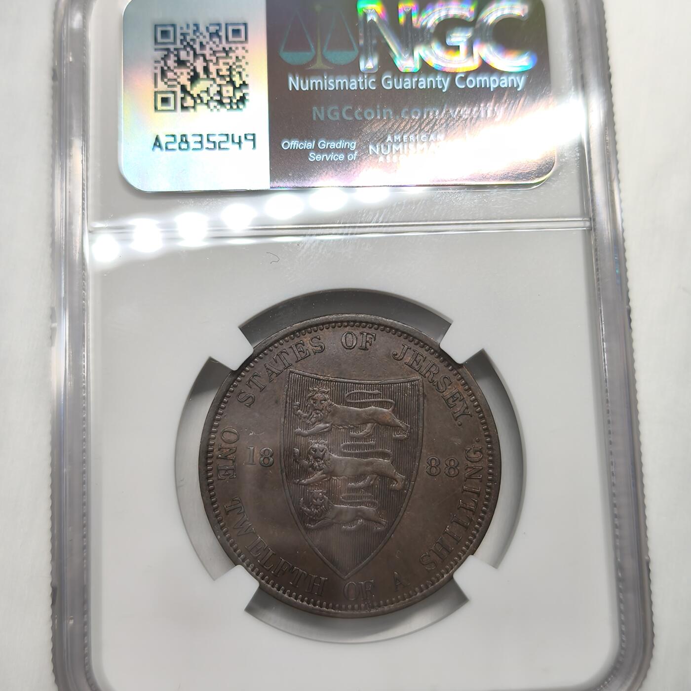老蟹的宝藏🏴‍☠️ I 英属泽西岛1888年1/12先令