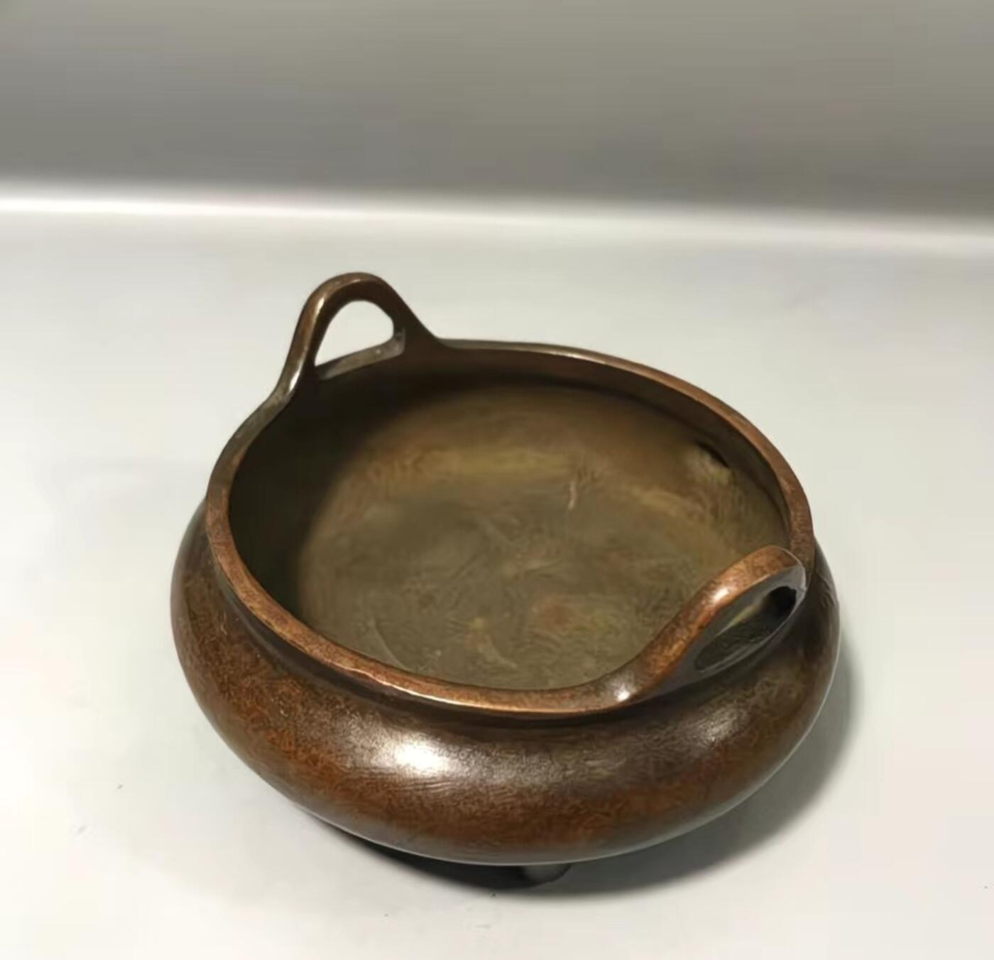 仿古精工包浆大明宣德小香炉