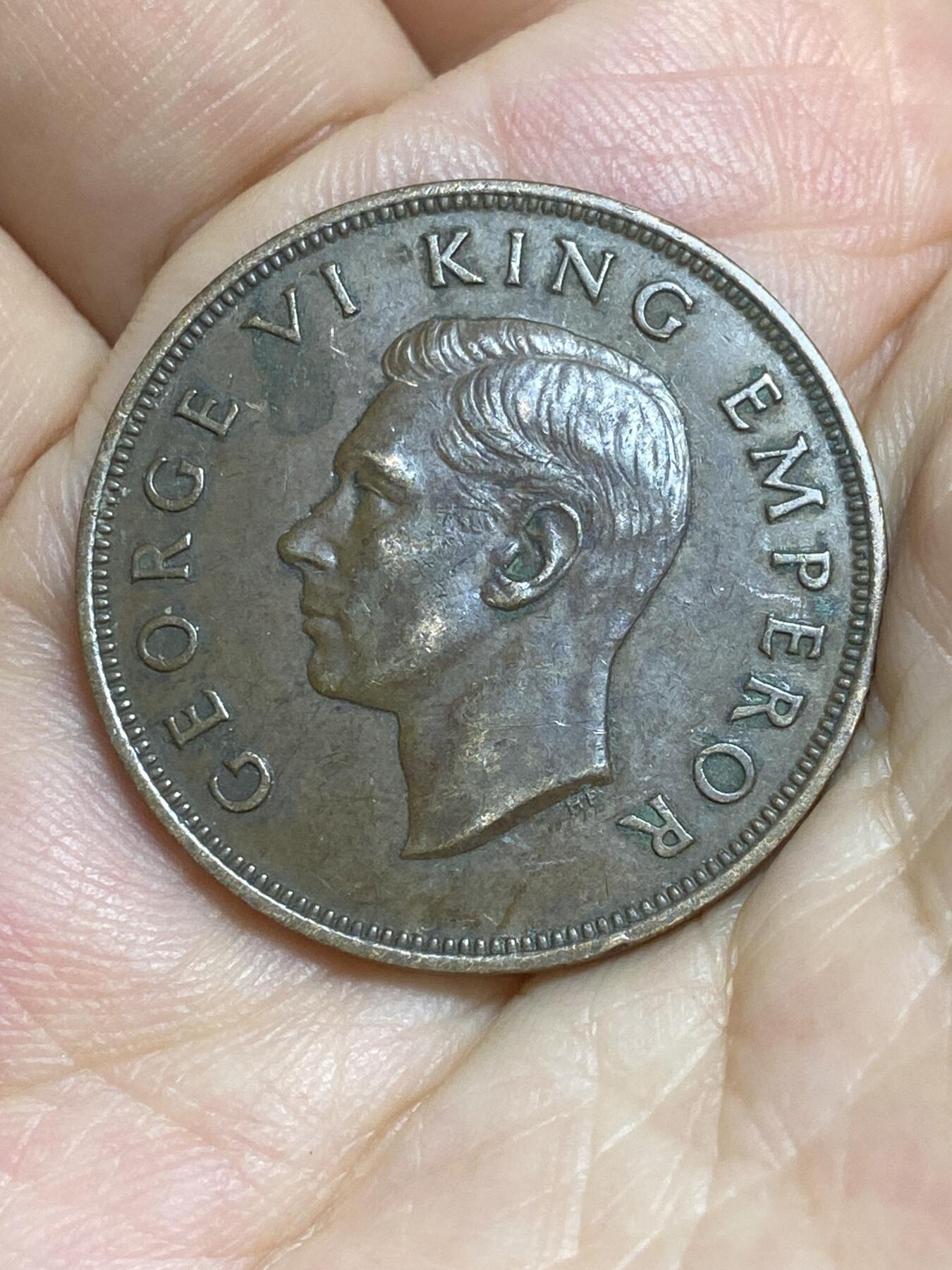 2025年第八十四场(总第一百一十场）外国好品散币(免佣金) 新西兰🇳🇿1940年1便士(乔治六世第一版，首发年)