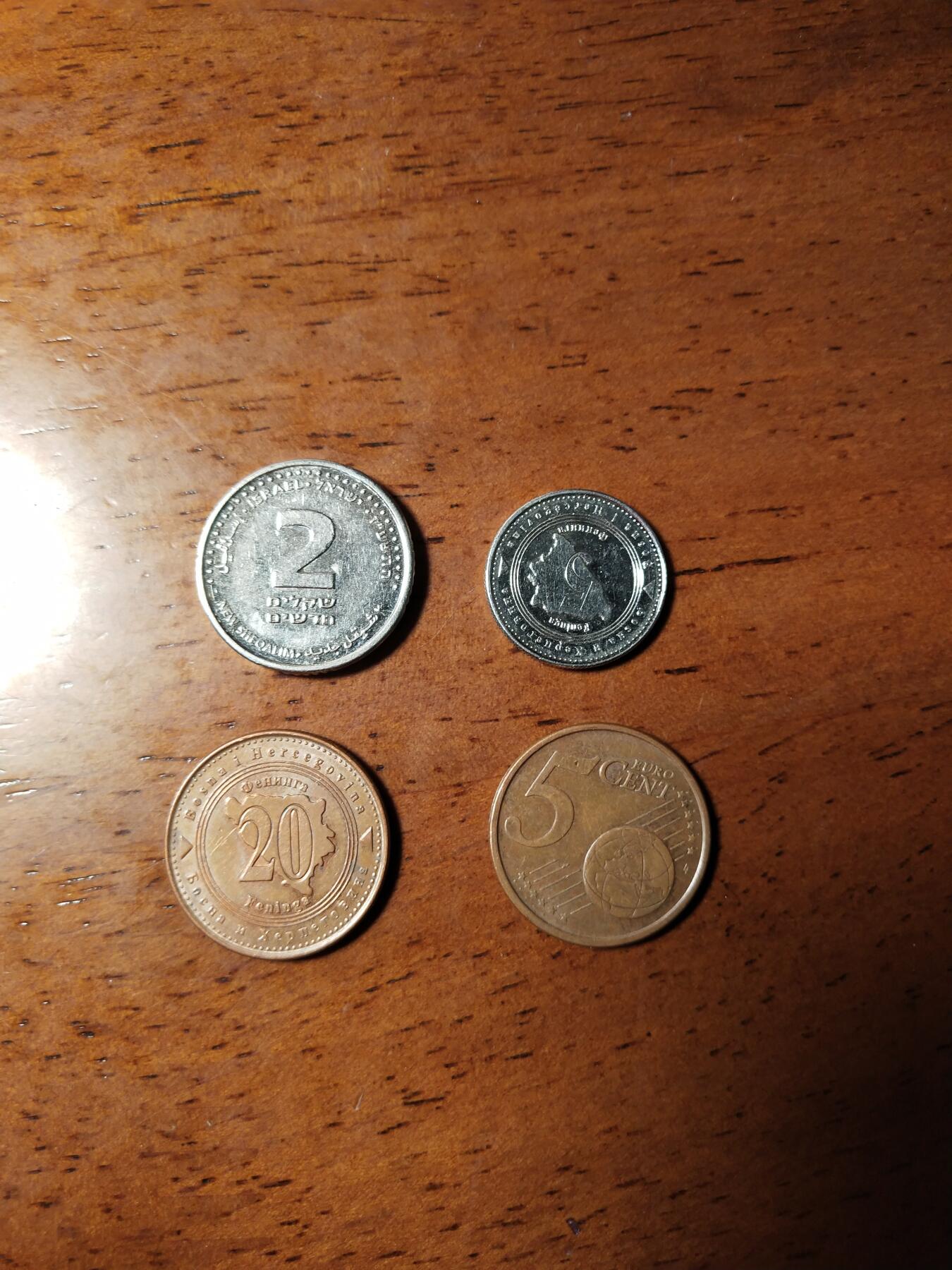突尼西亚硬币四枚