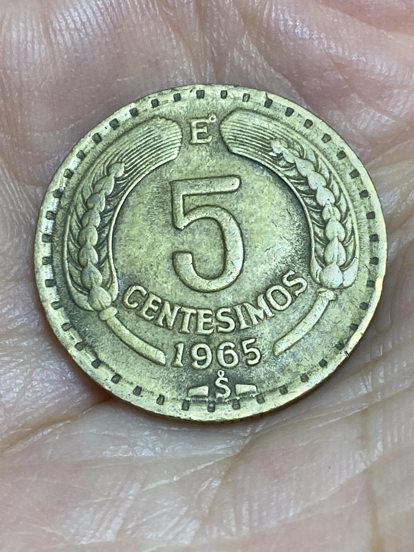 2025年第八十四场(总第一百一十场）外国好品散币(免佣金) 智利🇨🇱1965年5分