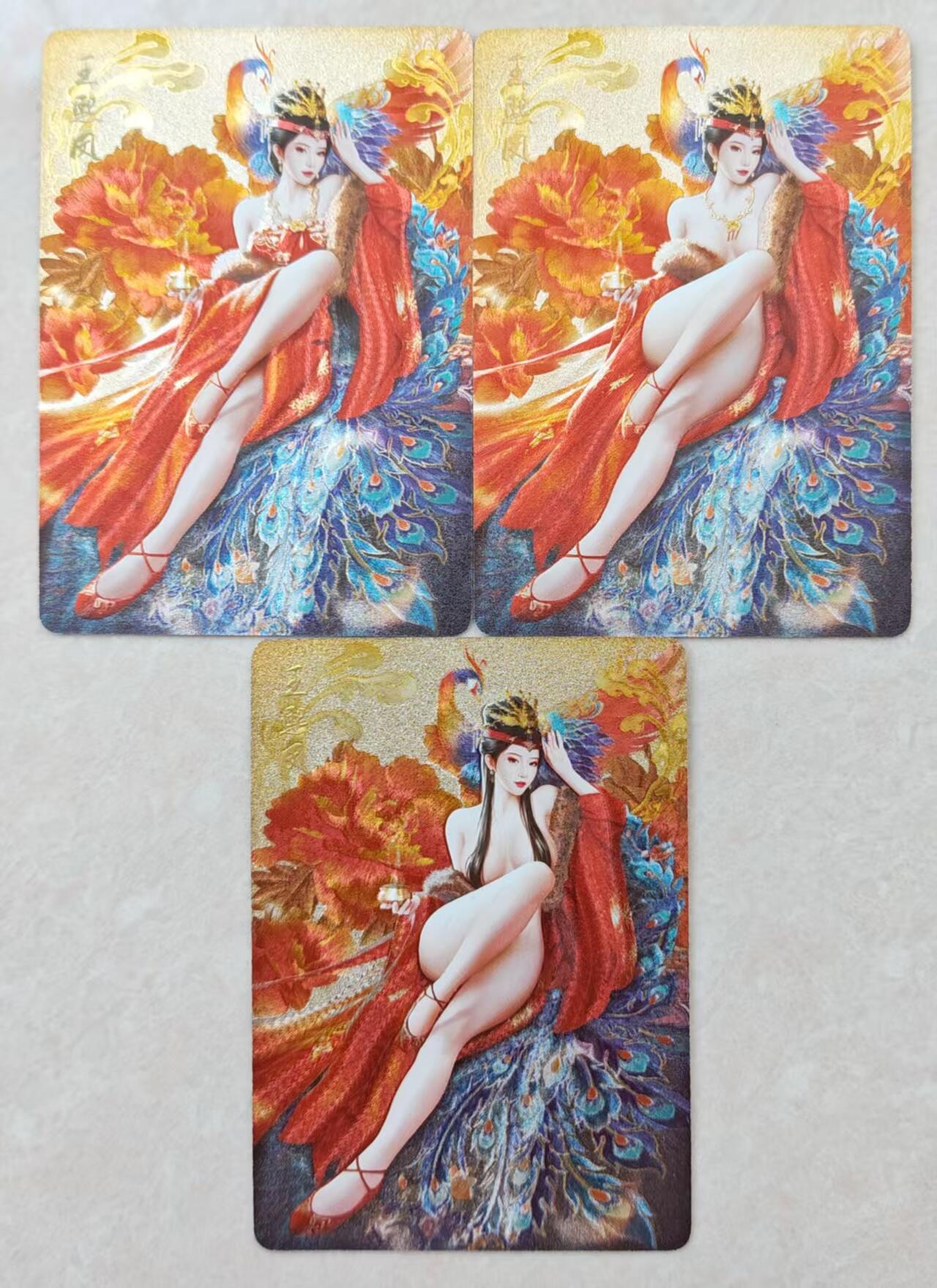 花开卡拍第36期（8月31号周日截拍，品控勿拍!!!拍品不寄存，运费5元，自制卡难免瑕疵，可能存在轻微撞角爆边等出厂瑕疵，品控介意勿拍！）