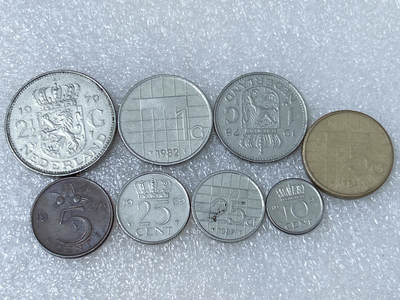 第一海外回流一元起拍收藏 散集专场  第241期 - 荷兰硬币 8枚