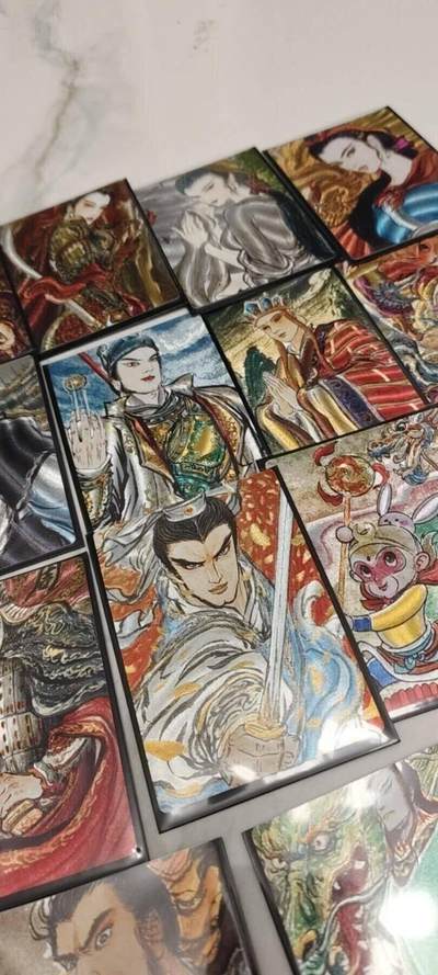 秋原瞳的小店第二十一期（一叶知秋，一夜知秋,妹卡专场） - 昆仑万象签绘水浒手绘档一弹粗闪全套17张，实物精美