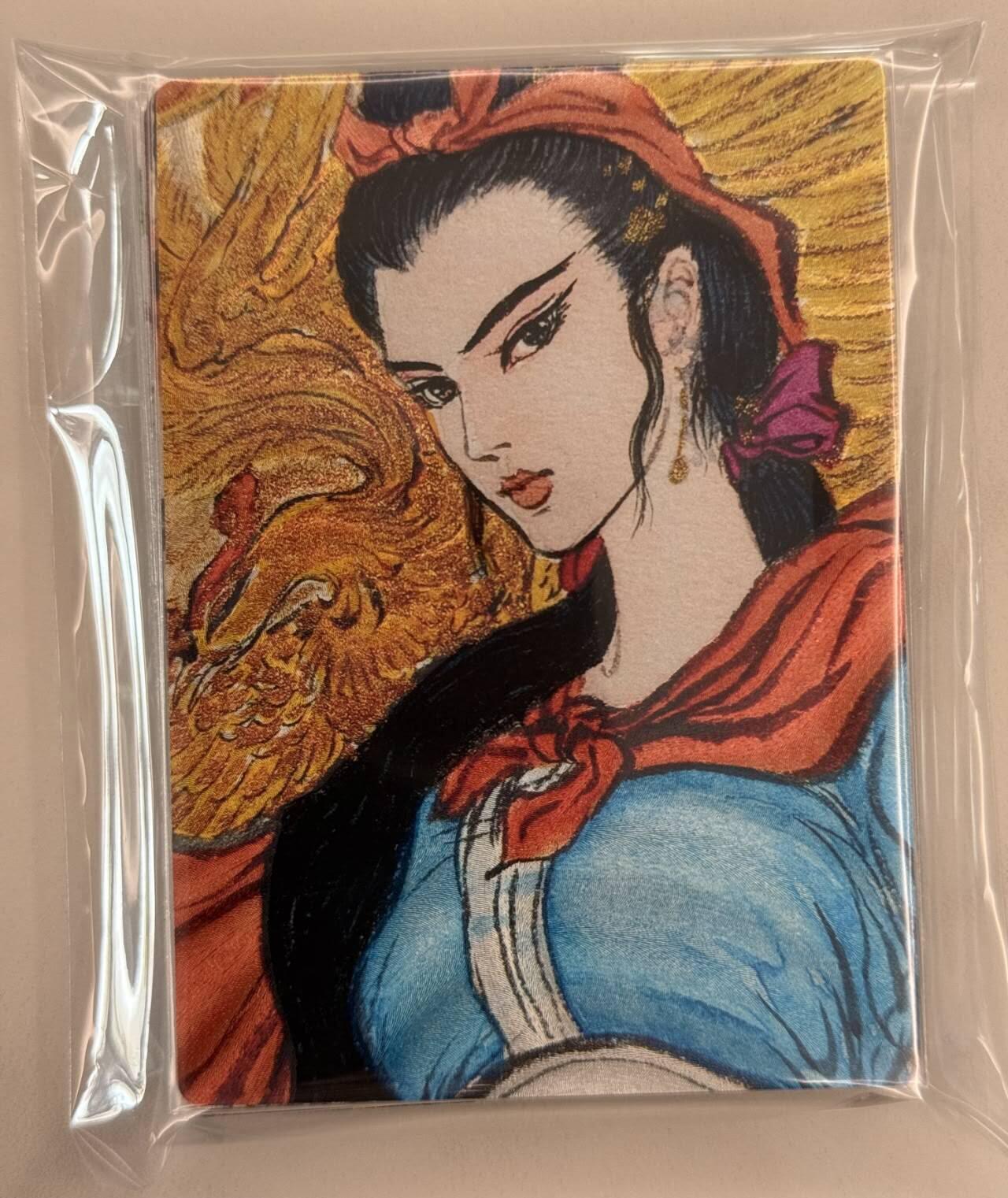 龙虎卡牌第五十三场 （无佣金，满120包邮，欢迎送拍） 粗闪17张全 昆仑万象 权迎东手绘复刻一套