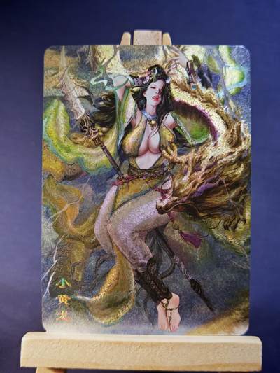 第13期~扫码加群抽红包得[包邮券]★★一大波美女场★★ 免费收拍品中【琦卡当当铺】(分享有奖) - 卡将-西游群芳-第二弹-小黄龙-服饰款-粗闪-1个
