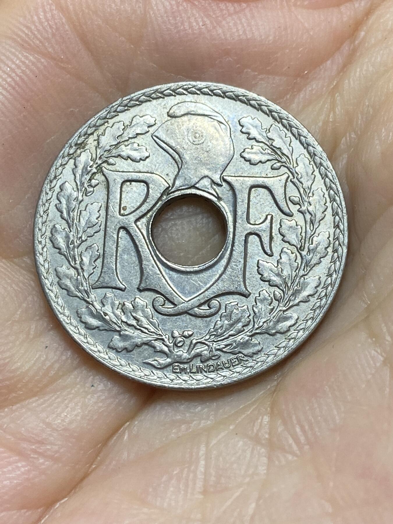 2025年第八十五场(总第一百一十一场）外国好品散币(免佣金) 好品–法国🇫🇷1922年25生丁