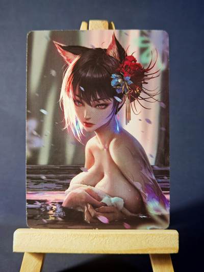第13期~扫码加群抽红包得[包邮券]★★一大波美女场★★ 免费收拍品中【琦卡当当铺】(分享有奖) - SANKA-狐妖-钻闪-1张