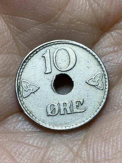 2025年第八十五场(总第一百一十一场）外国好品散币(免佣金) - 挪威🇳🇴1924年10欧尔(哈康七世时期，第三版首发年)