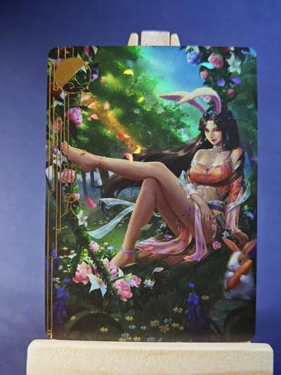 第13期~扫码加群抽红包得[包邮券]★★一大波美女场★★ 免费收拍品中【琦卡当当铺】(分享有奖) - 卡颜月色-生肖神姬-卯兔-半清款-1个