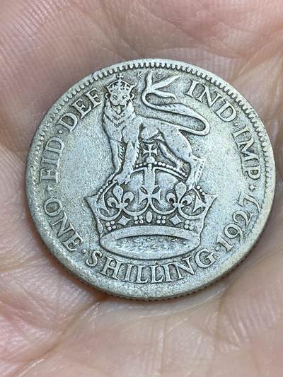 2025年第八十五场(总第一百一十一场）外国好品散币(免佣金) - 英国🇬🇧1927年1先令银币(乔治五世第四版，首发年，500银)
