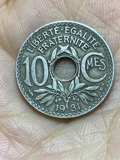 2025年第八十五场(总第一百一十一场）外国好品散币(免佣金) - 法国🇫🇷1931年10生丁