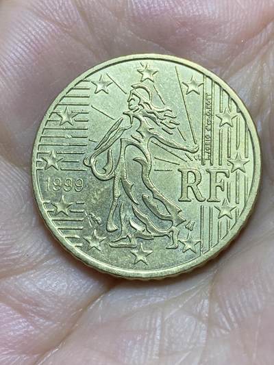 2025年第八十五场(总第一百一十一场）外国好品散币(免佣金) - 法国🇫🇷1999年50欧分(第一版首发年)