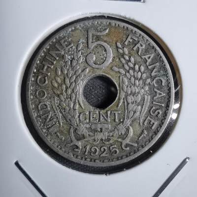沼泽如烟--第828场 - 法属印度支那1925年五分