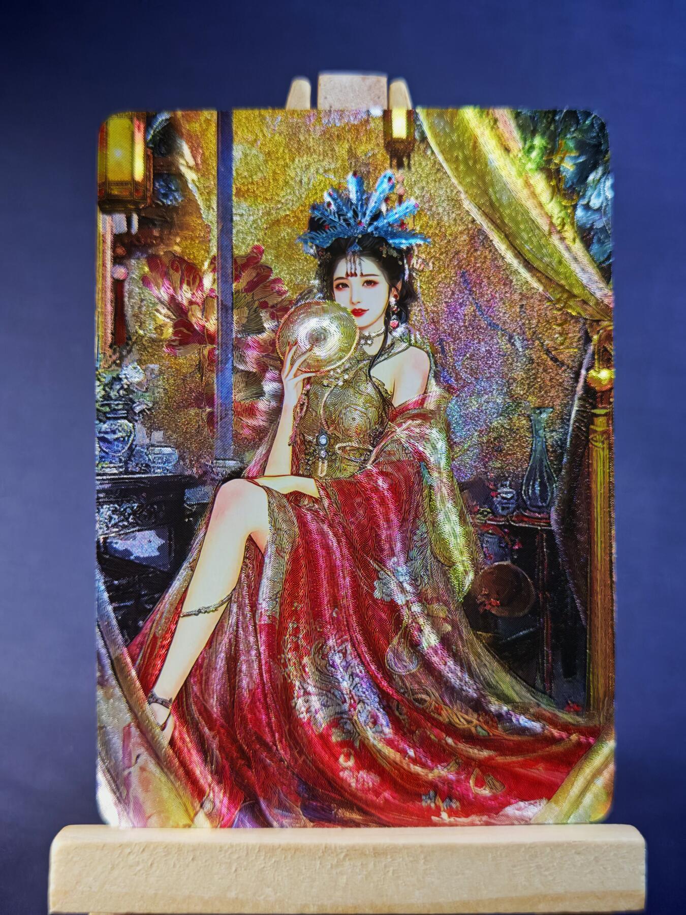 第13期~扫码加群抽红包得[包邮券]★★一大波美女场★★ 免费收拍品中【琦卡当当铺】(分享有奖) 红尘西游-女儿国-女王-粗闪-1个（超美）