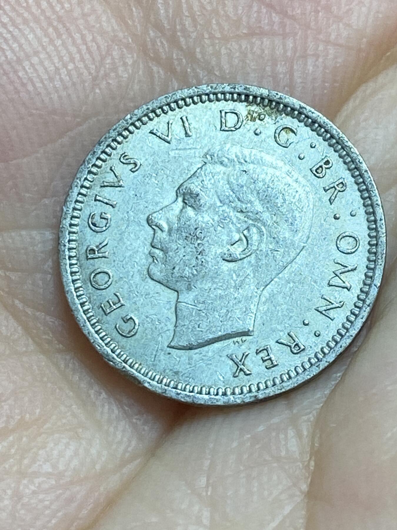 2025年第八十五场(总第一百一十一场）外国好品散币(免佣金) 英国🇬🇧1940年3便士银币(乔治六世第一版，500银)