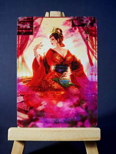 第13期~扫码加群抽红包得[包邮券]★★一大波美女场★★ 免费收拍品中【琦卡当当铺】(分享有奖) - 焱卡文化/燎原卡牌-解语花（十二金钗）-玲姐绘-王熙凤-普卡-1张