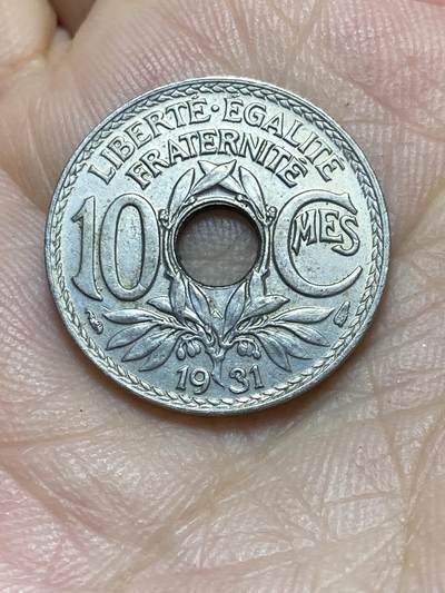 2025年第八十五场(总第一百一十一场）外国好品散币(免佣金) - 好品–法国🇫🇷1931年10生丁