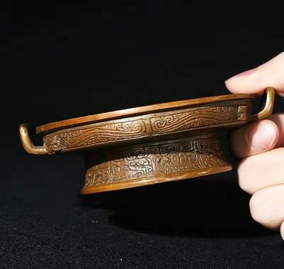 赋比兴 仿西周散氏盘笔舔 传统失蜡法仿古铜器 高端青铜手工笔洗 - 赋比兴 仿西周散氏盘笔舔 传统失蜡法仿古铜器 高端青铜手工笔洗