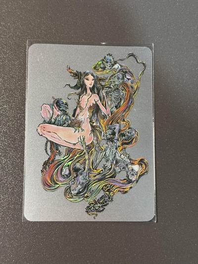 【香脆酥甜 红花少年】小王子卡拍第十五场  - 启读文化 沈鑫 ips展会盲袋编号冷烫银卡 1g重Ag999 封神九尾狐狸精