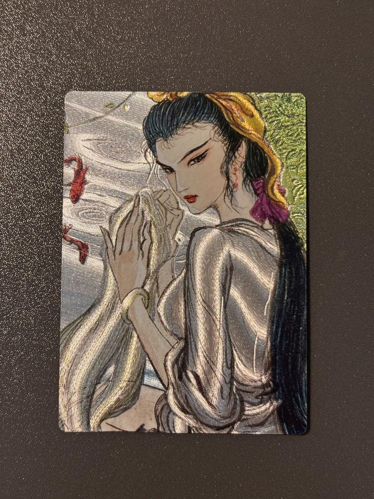 【香脆酥甜 红花少年】小王子卡拍第十五场  昆仑万象 权迎东手绘印刷档 西施浣纱 粗闪