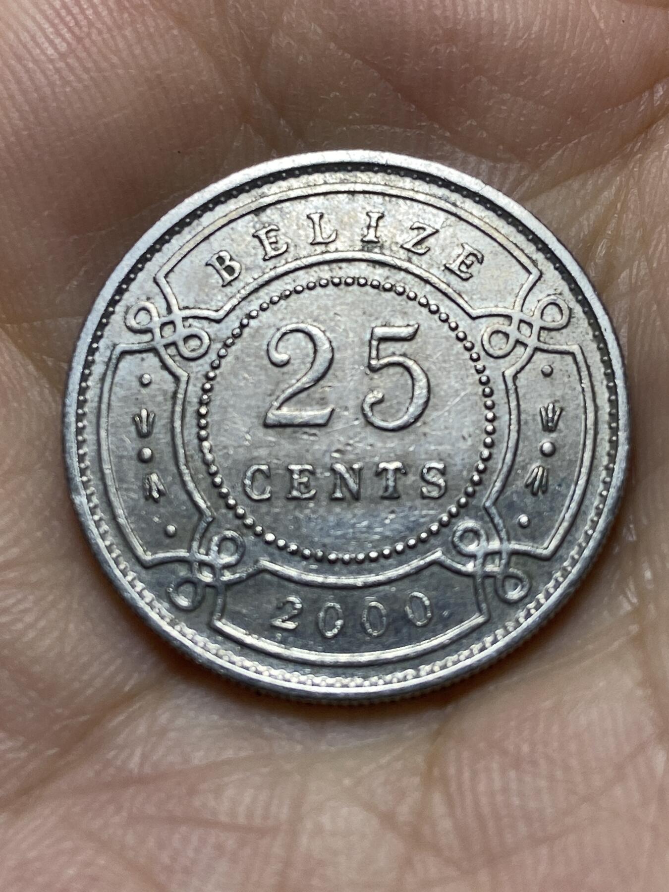 2025年第八十五场(总第一百一十一场）外国好品散币(免佣金) 伯利兹🇧🇿2000年25分