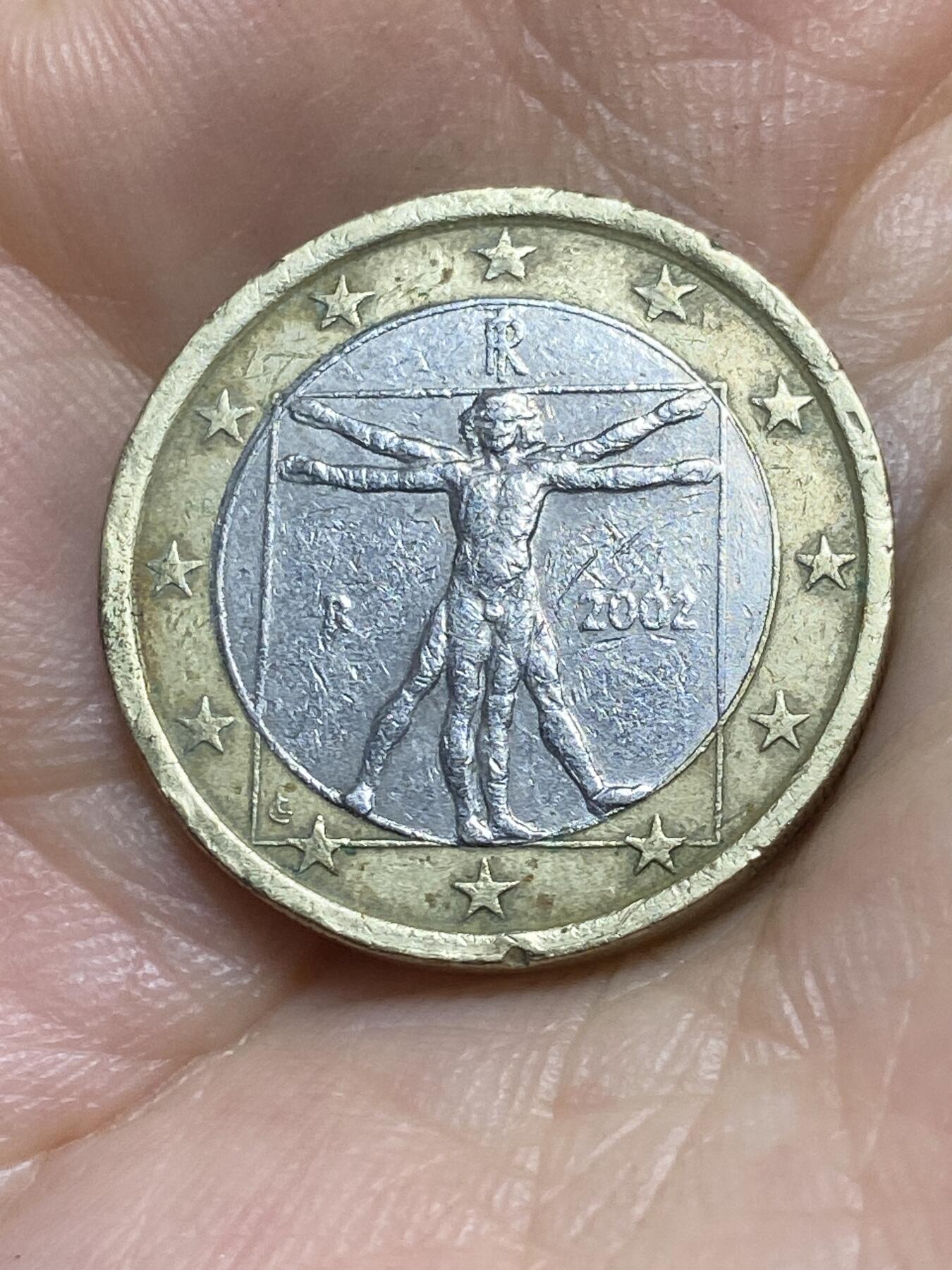2025年第八十五场(总第一百一十一场）外国好品散币(免佣金) 意大利🇮🇹2002年1欧元(第一版)