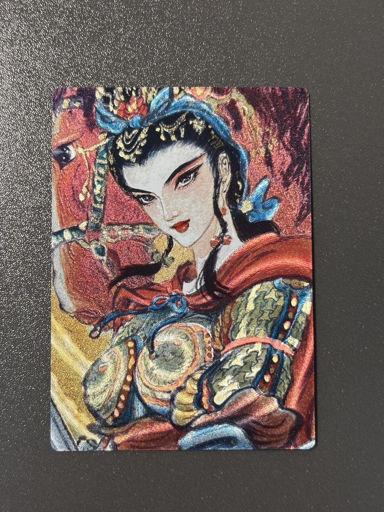 【香脆酥甜 红花少年】小王子卡拍第十五场  昆仑万象 权迎东手绘印刷档 戎装三娘 粗闪