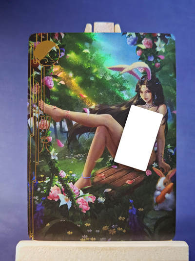 第13期~扫码加群抽红包得[包邮券]★★一大波美女场★★ 免费收拍品中【琦卡当当铺】(分享有奖) - 卡颜月色-生肖神姬-卯兔-艺术款-1个