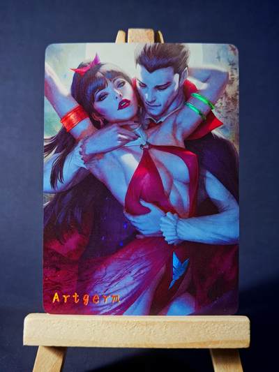 第13期~扫码加群抽红包得[包邮券]★★一大波美女场★★ 免费收拍品中【琦卡当当铺】(分享有奖) - ARTGERM-动漫美女-吸血鬼-彩闪-1个