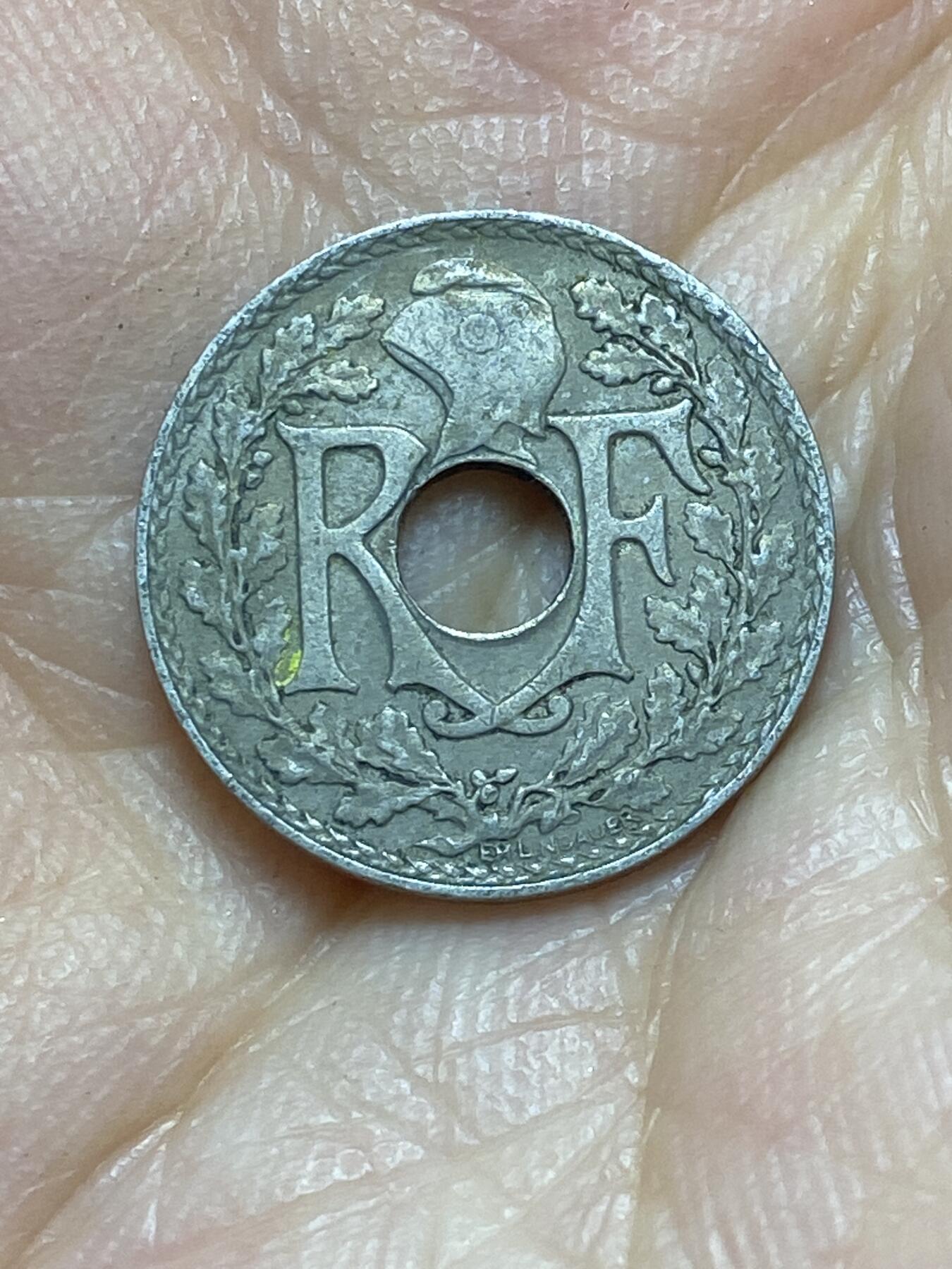 2025年第八十五场(总第一百一十一场）外国好品散币(免佣金) 稀年–法国🇫🇷1933年5生丁(少见年份)