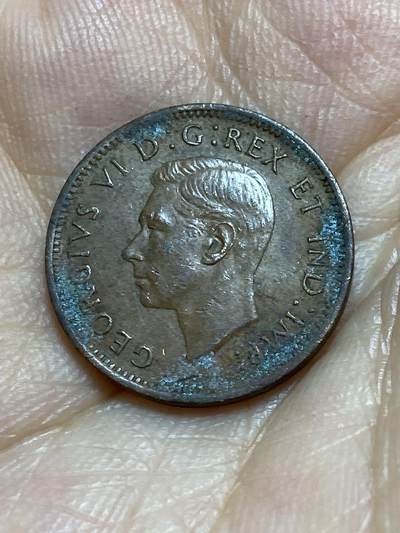 2025年第八十五场(总第一百一十一场）外国好品散币(免佣金) - 加拿大🇨🇦1942年1分(乔治六世第一版)
