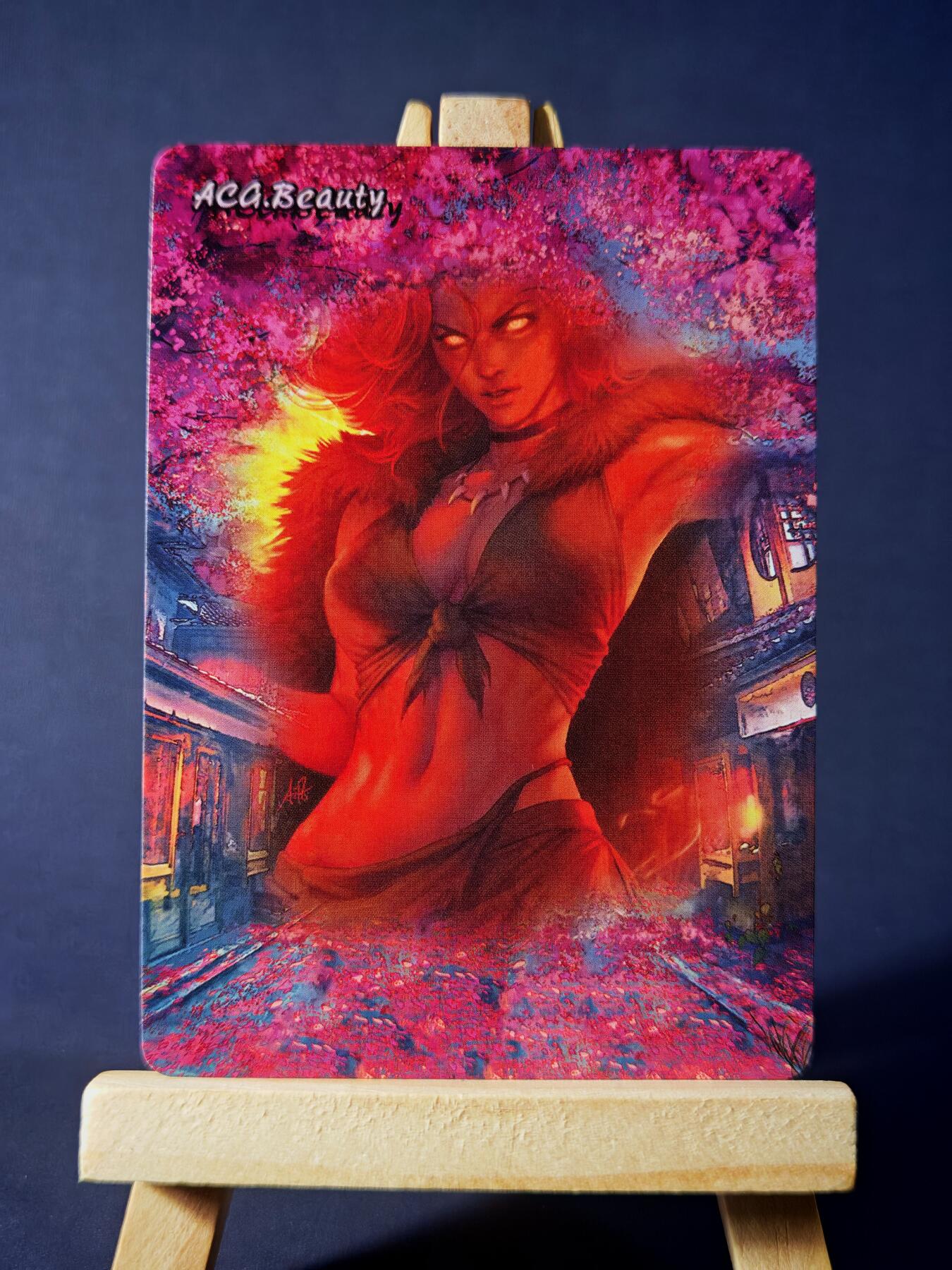 第13期~扫码加群抽红包得[包邮券]★★一大波美女场★★ 免费收拍品中【琦卡当当铺】(分享有奖) ARTGERM-动漫美女-凤凰女-彩闪-1个