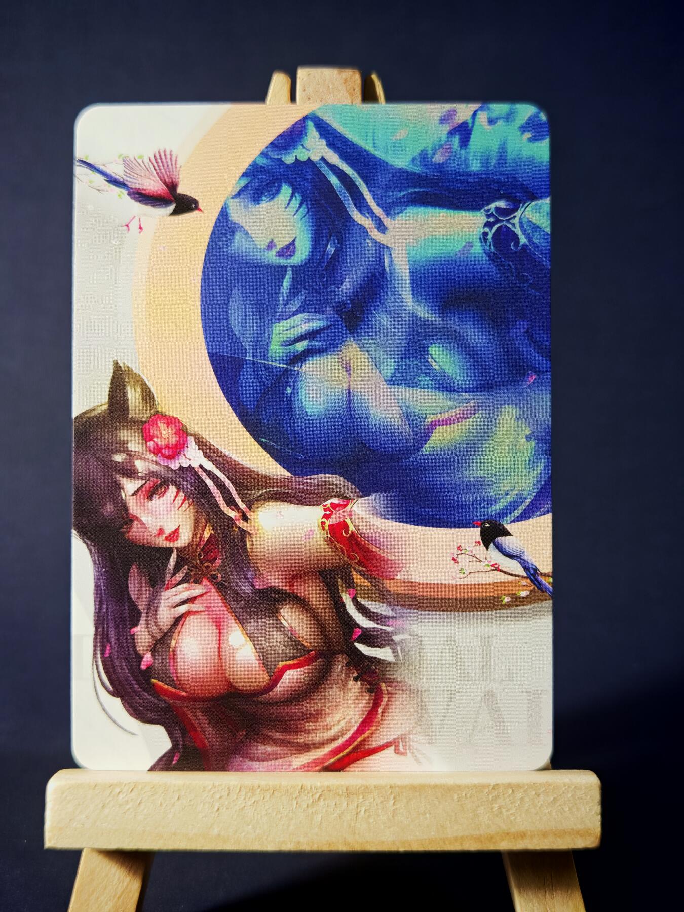 第13期~扫码加群抽红包得[包邮券]★★一大波美女场★★ 免费收拍品中【琦卡当当铺】(分享有奖) SANKA-耳娘黑发-彩闪-1张
