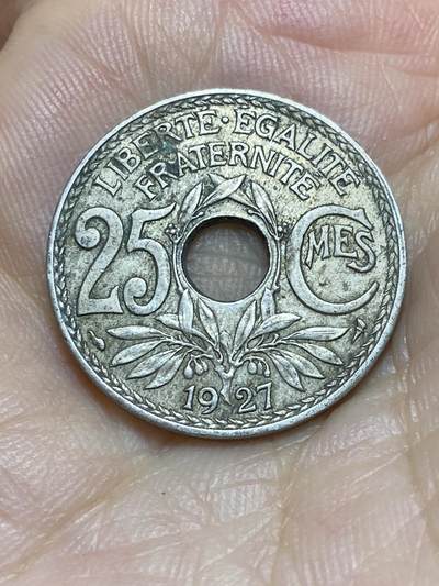2025年第八十五场(总第一百一十一场）外国好品散币(免佣金) - 法国🇫🇷1927年25生丁