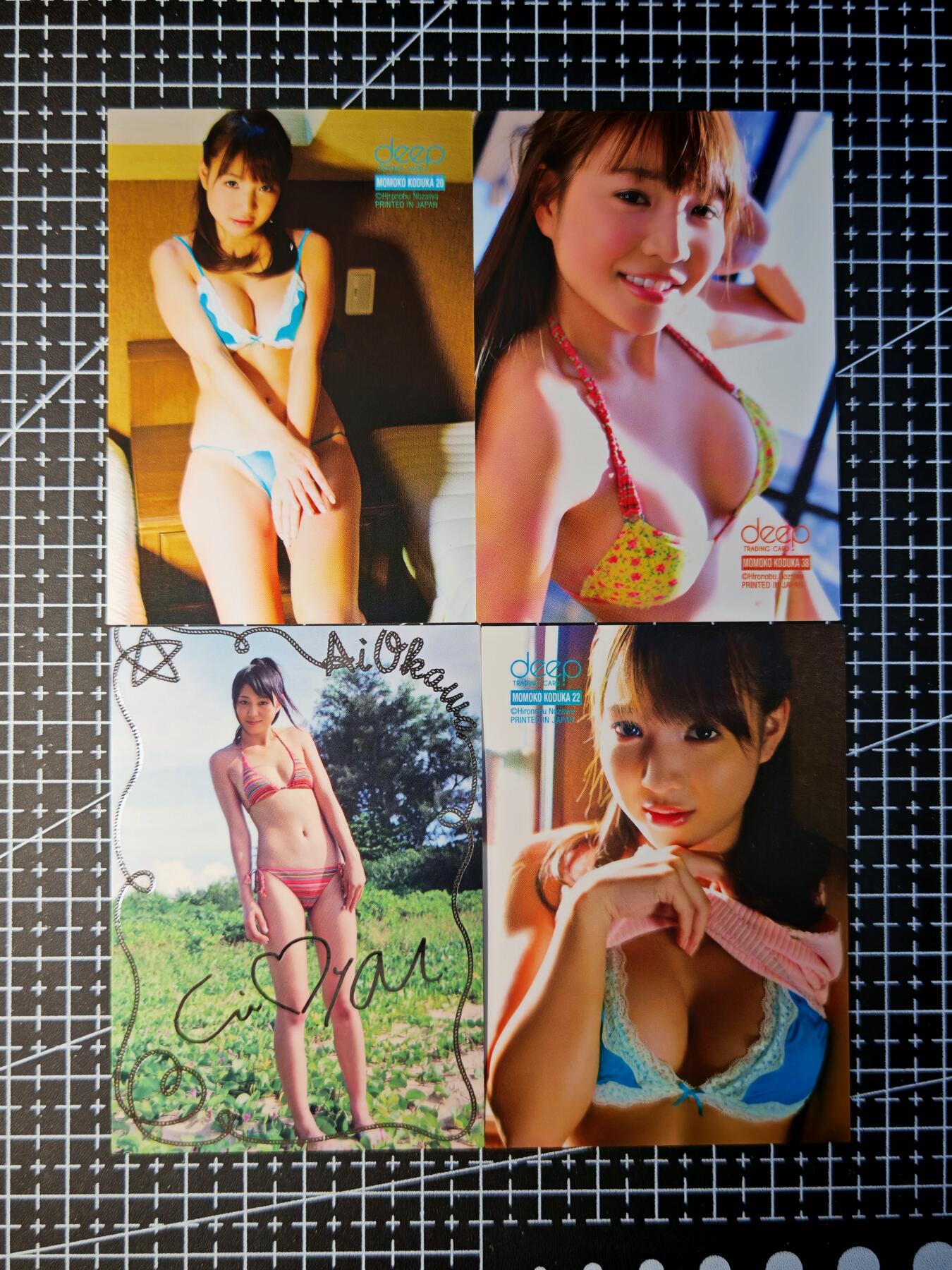 第13期~扫码加群抽红包得[包邮券]★★一大波美女场★★ 免费收拍品中【琦卡当当铺】(分享有奖) 真人卡-deep-泳装-普卡薄卡-4张
