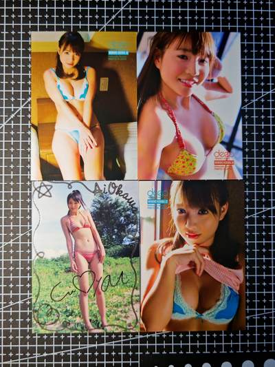 第13期~扫码加群抽红包得[包邮券]★★一大波美女场★★ 免费收拍品中【琦卡当当铺】(分享有奖) - 真人卡-deep-泳装-普卡薄卡-4张