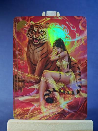 第13期~扫码加群抽红包得[包邮券]★★一大波美女场★★ 免费收拍品中【琦卡当当铺】(分享有奖) - 卡颜月色-生肖神姬-寅虎-清凉款-1个