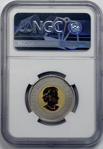 S&S Numismatic世界钱币-拍卖 第126期  加拿大2013年 野生动物幼崽系列-黑熊幼崽 2加元双色纪念币 NGC SP69