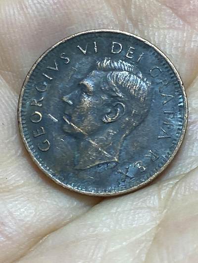 2025年第八十五场(总第一百一十一场）外国好品散币(免佣金) - 加拿大🇨🇦1951年1分(乔治六世第二版)