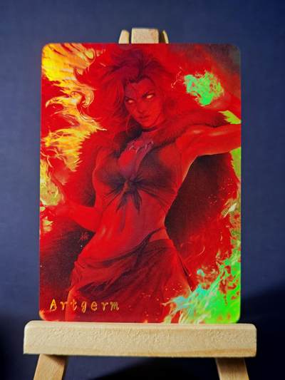 第13期~扫码加群抽红包得[包邮券]★★一大波美女场★★ 免费收拍品中【琦卡当当铺】(分享有奖) - ARTGERM-动漫美女-凤凰女-彩闪-1个